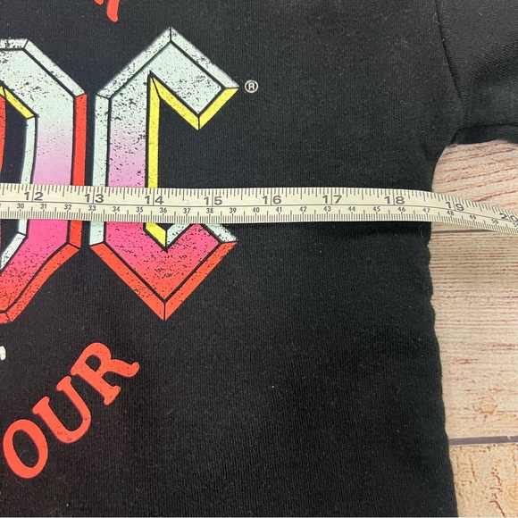 ACDC Girls Black Cropped Pullover Sweater Size XL - Picture 7 of 8